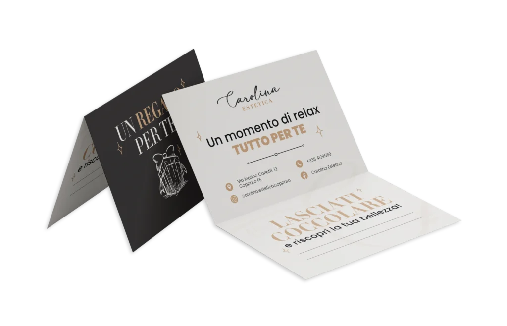 Mockup Gift Card - Carolina